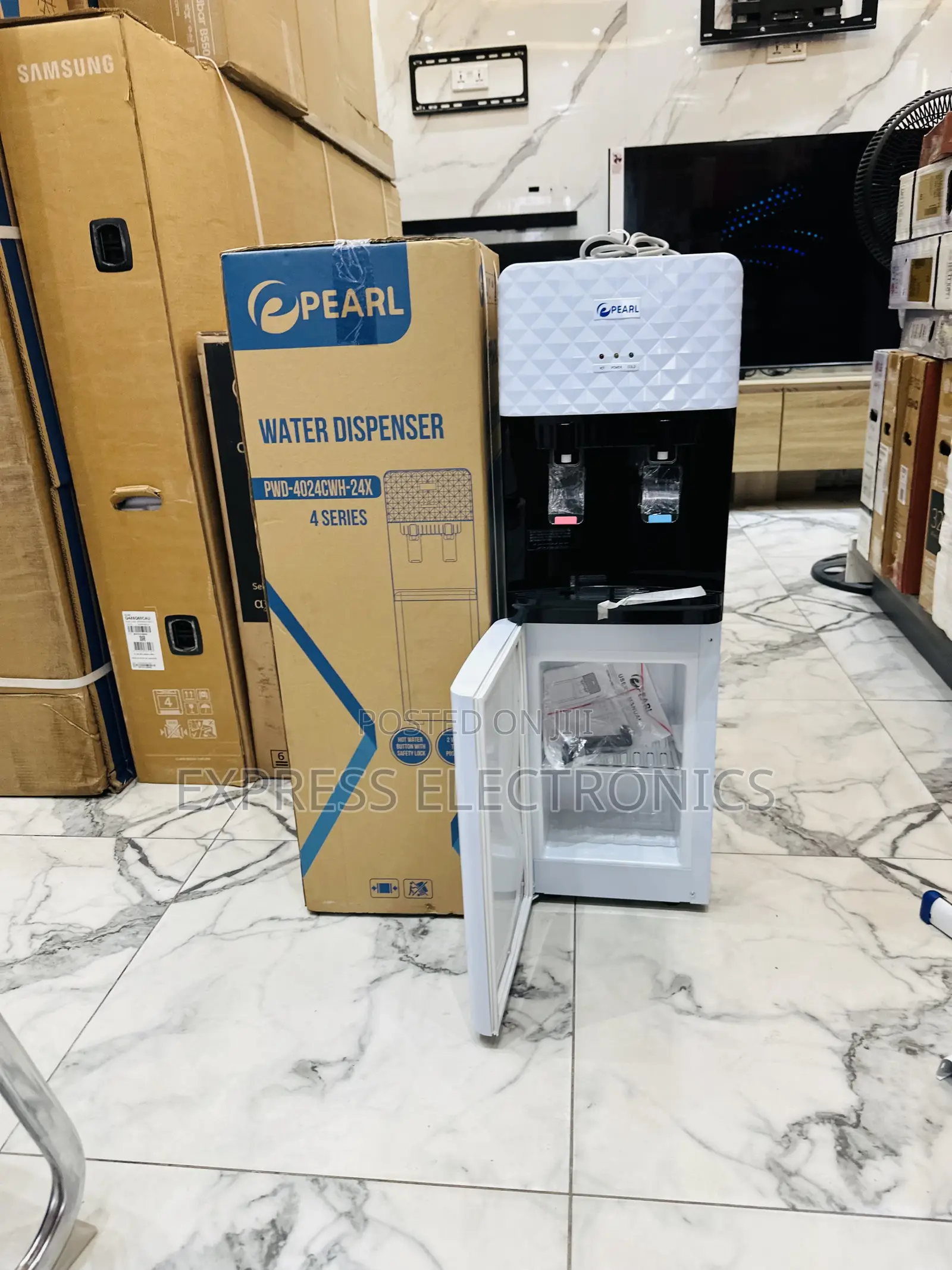 Stainless Steel Water Tank Pearl PWD-4024. Water Dispenser