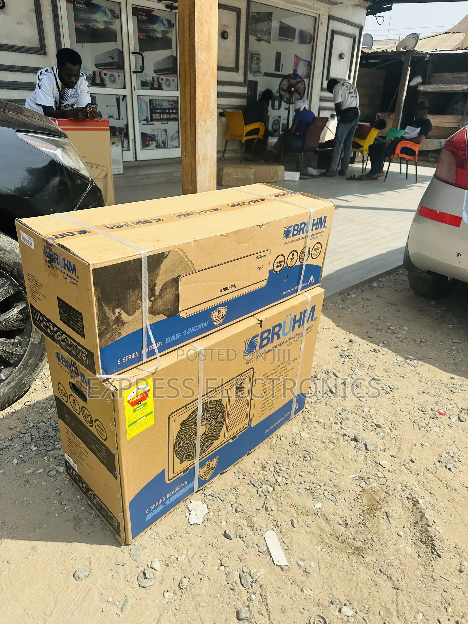 Low Noise Air Flow Split R410 Gas Bruhm 1.5hp