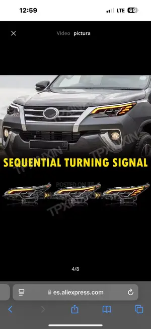 Fortuner 2016,2017,2018 Led Spec Headlights