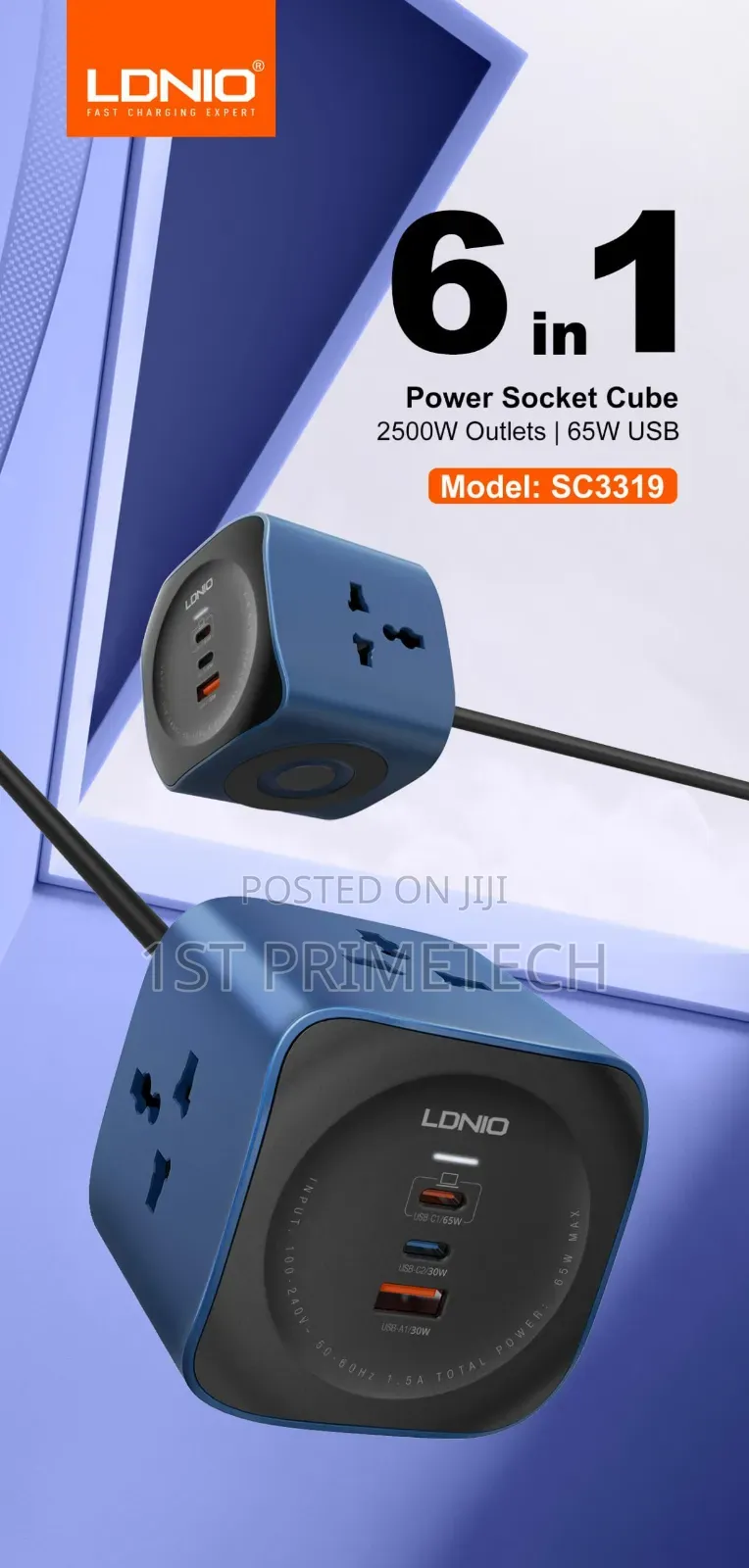 Ldnio 65w Power Socket Cube