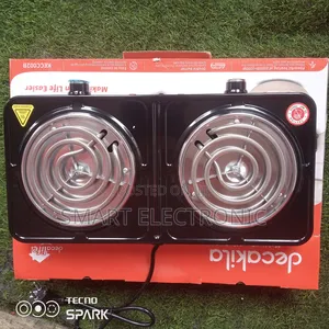 Powerful Heating of 1000w+1000w Decakila Hot Plate