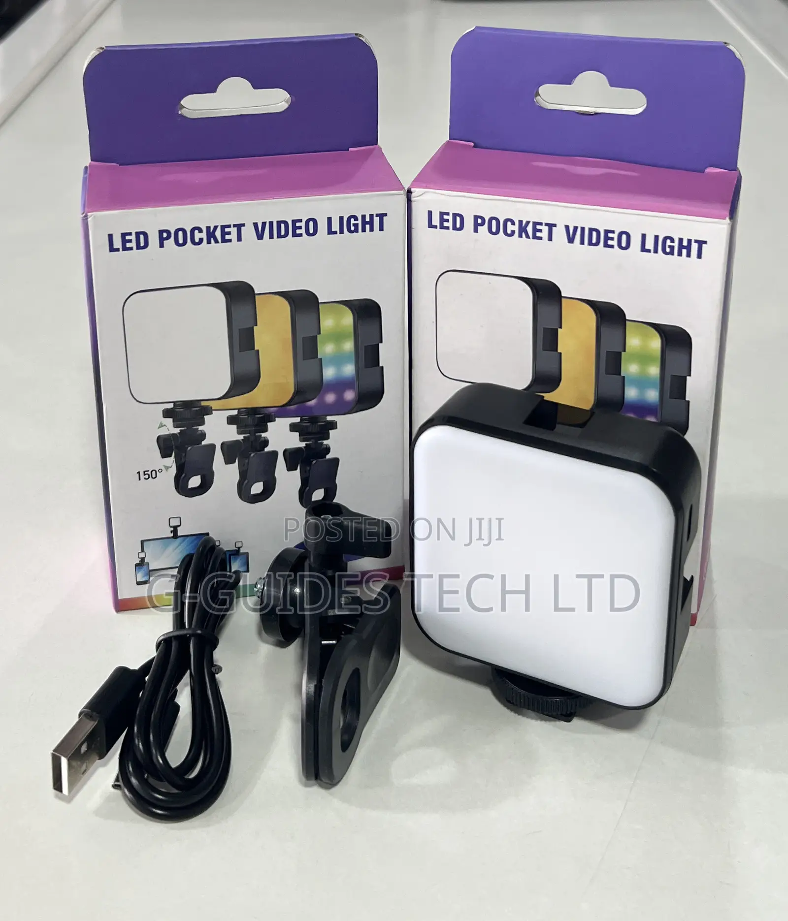Ay-83 Led Video Light Rgb, Phone Clip Video RGB Light Ay-83