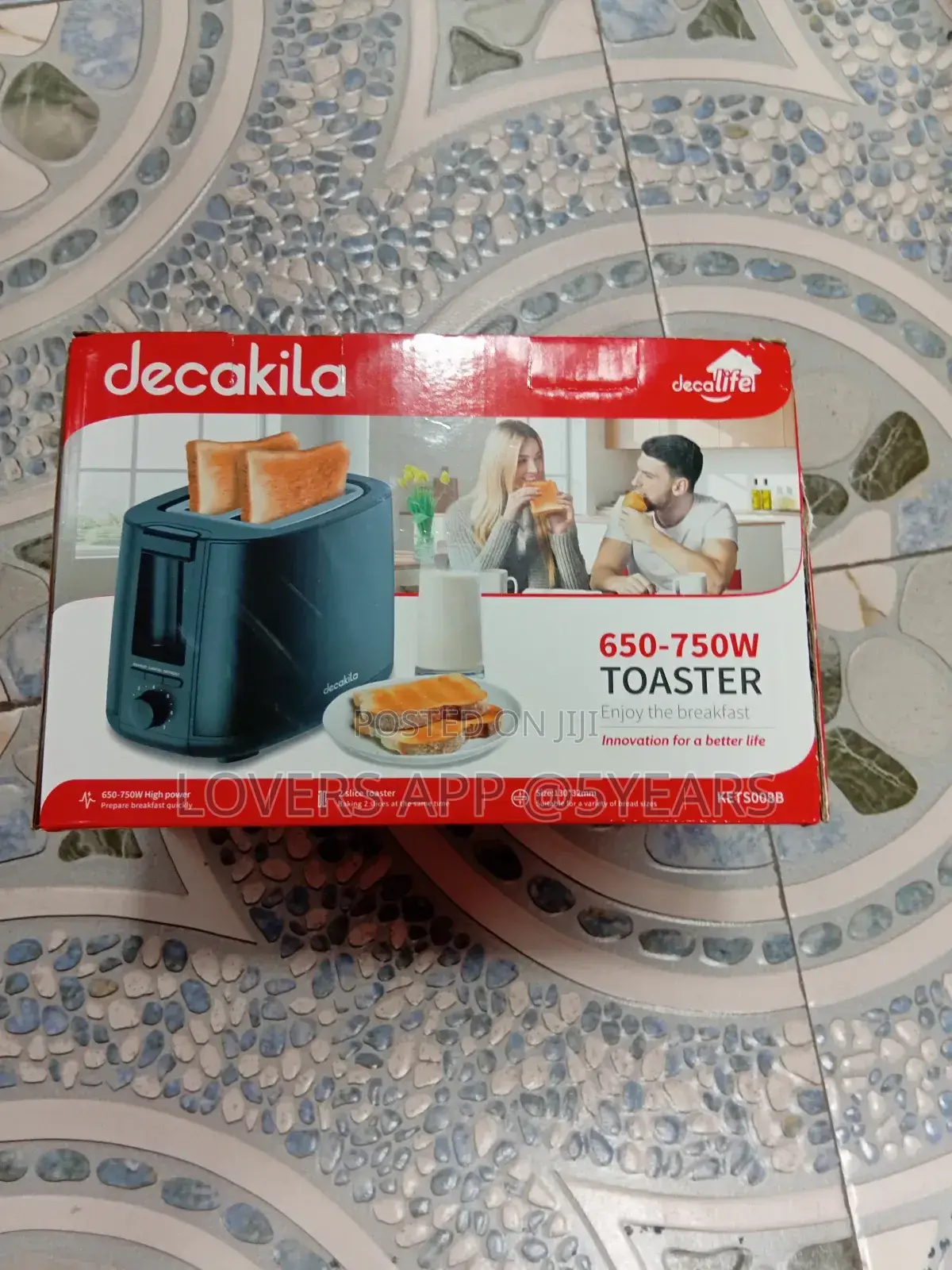 Trusted Brand Decakila 650-750w Decakila Toaster