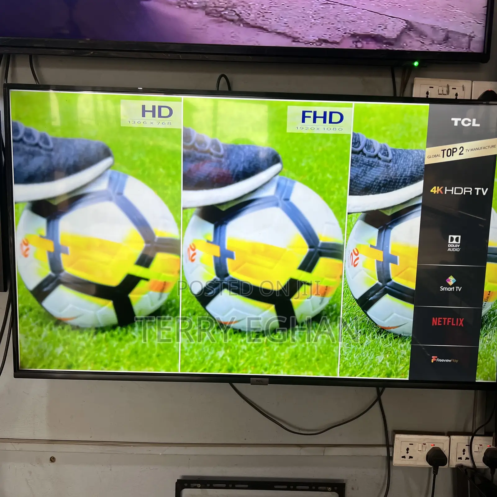 TCL “55 “Inches With Disappearing Line