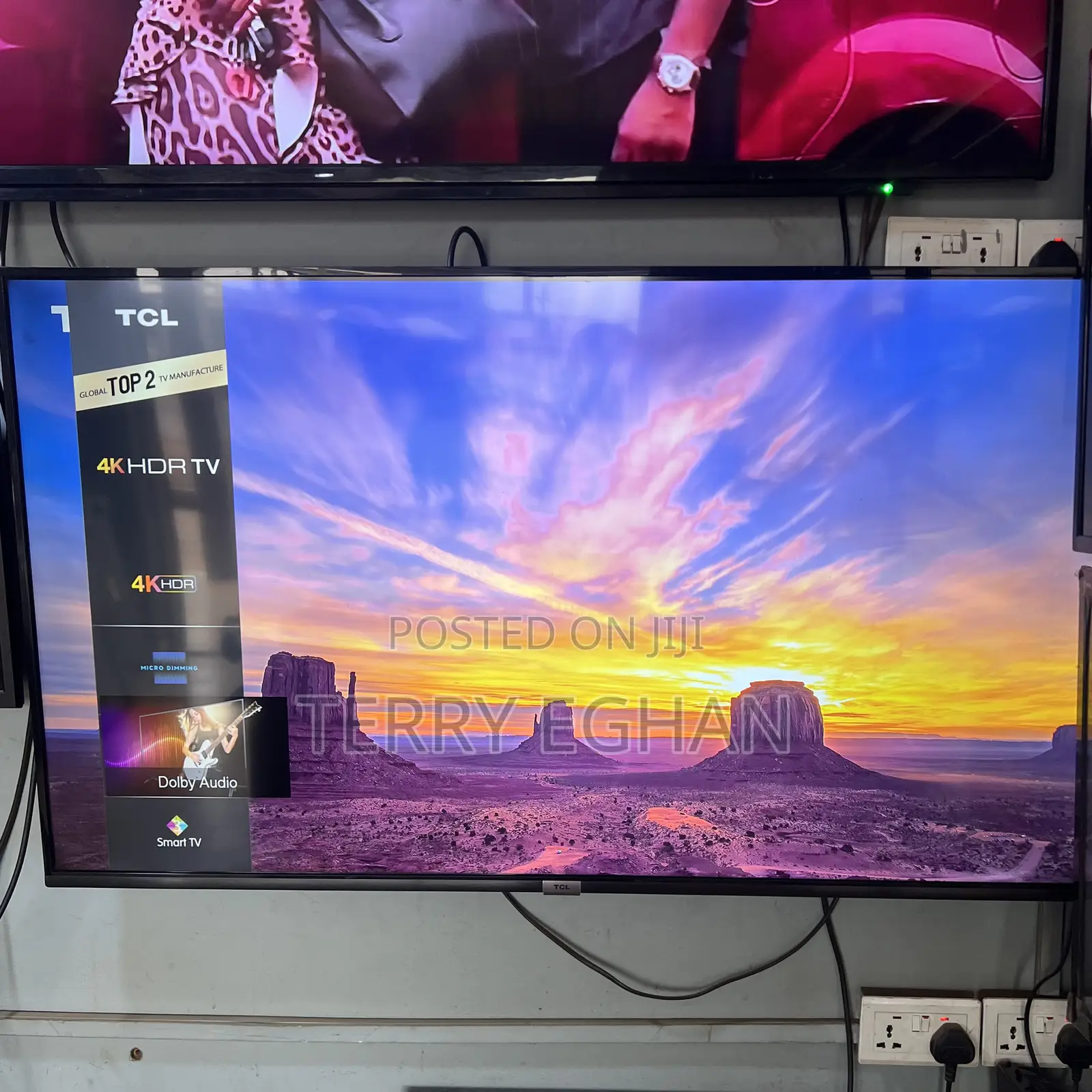 TCL “55 “Inches With Disappearing Line
