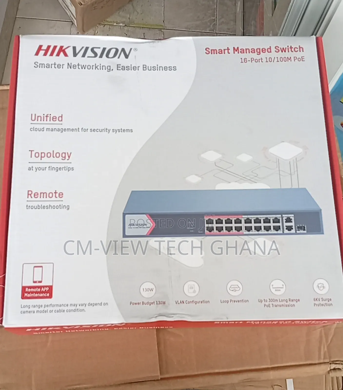 16port Hikvision Smart Managed Poe Switch