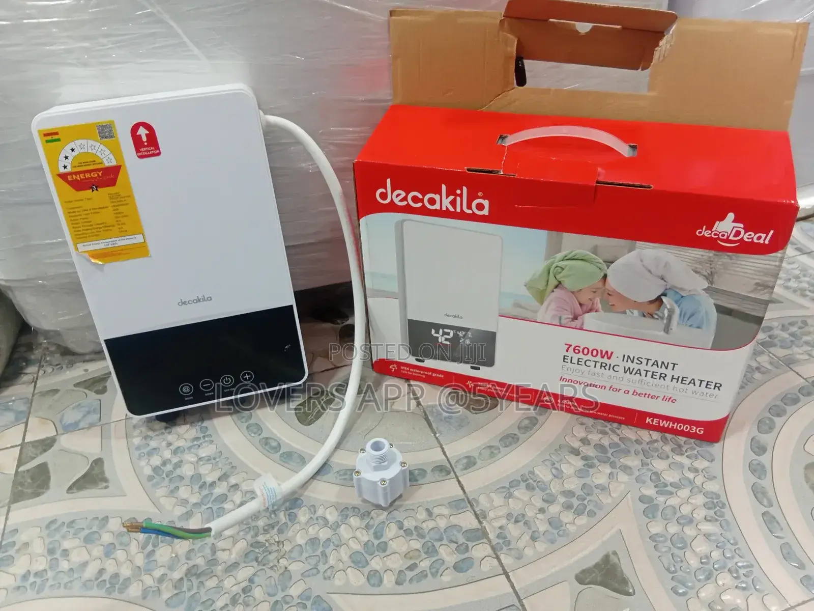 Exclusive Deal Decakila 7600w. Instant Electric Water Heater