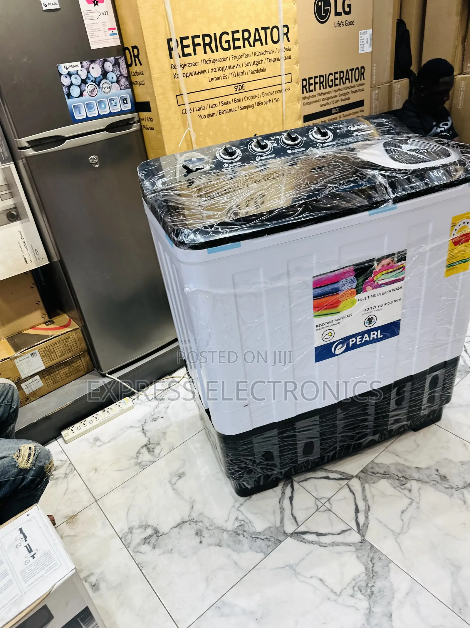 Multiple Wash Program Pearl 18kg Topload Washing Machine