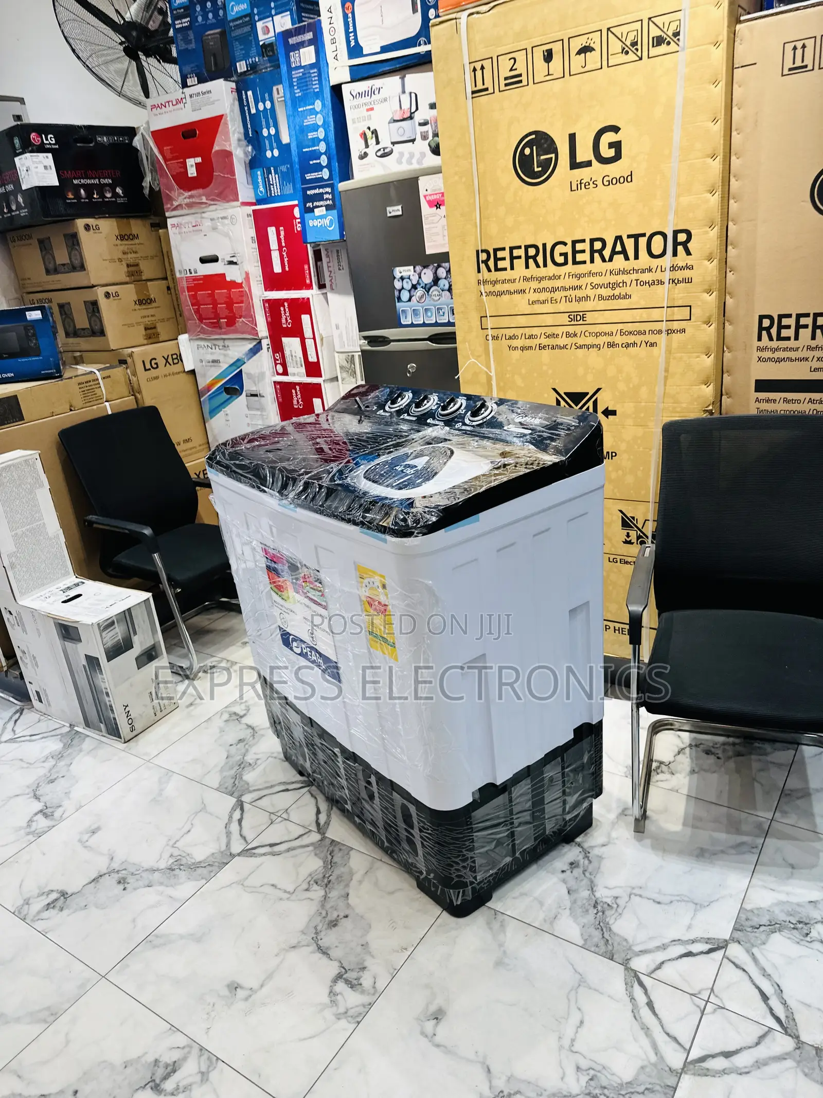 Long Lasting Performance Washing Machine 18kg Topload Pearl
