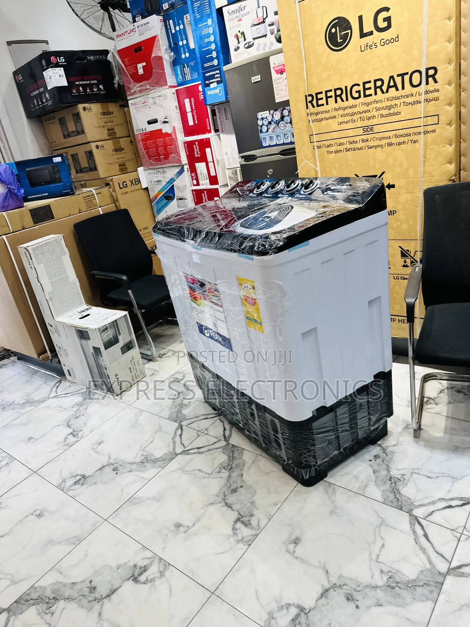 Wash Faster With 18kg Big Washing Machine Pearl