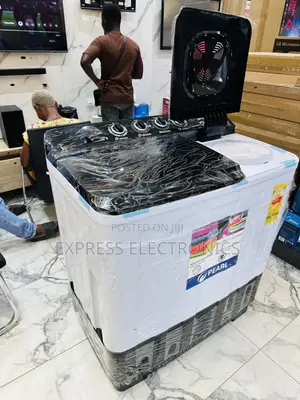 Wash Faster With 15kg Big Washing Machine Pearl