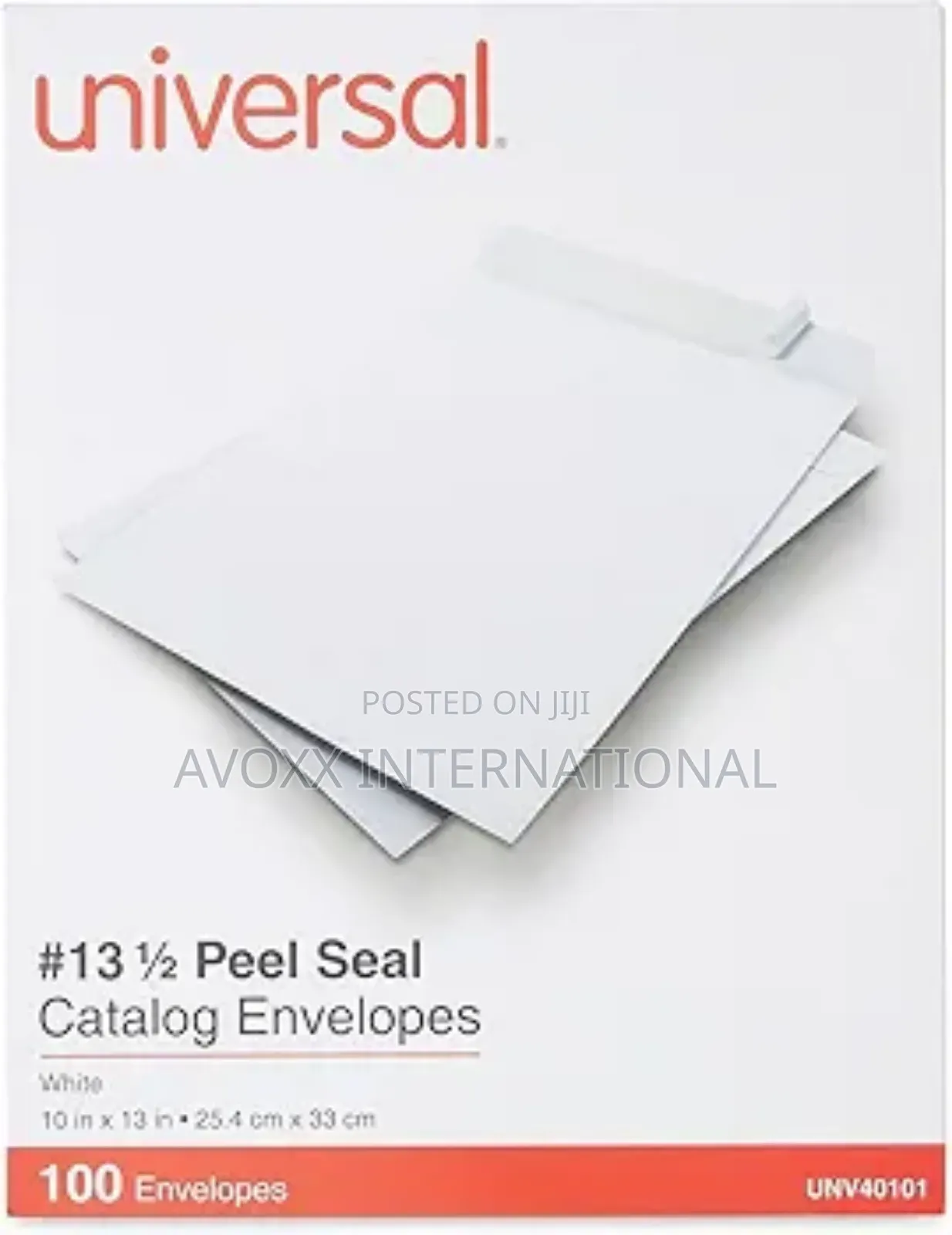 Universal Pull Seal Catalog Envelope,10"X13",White,100/Box