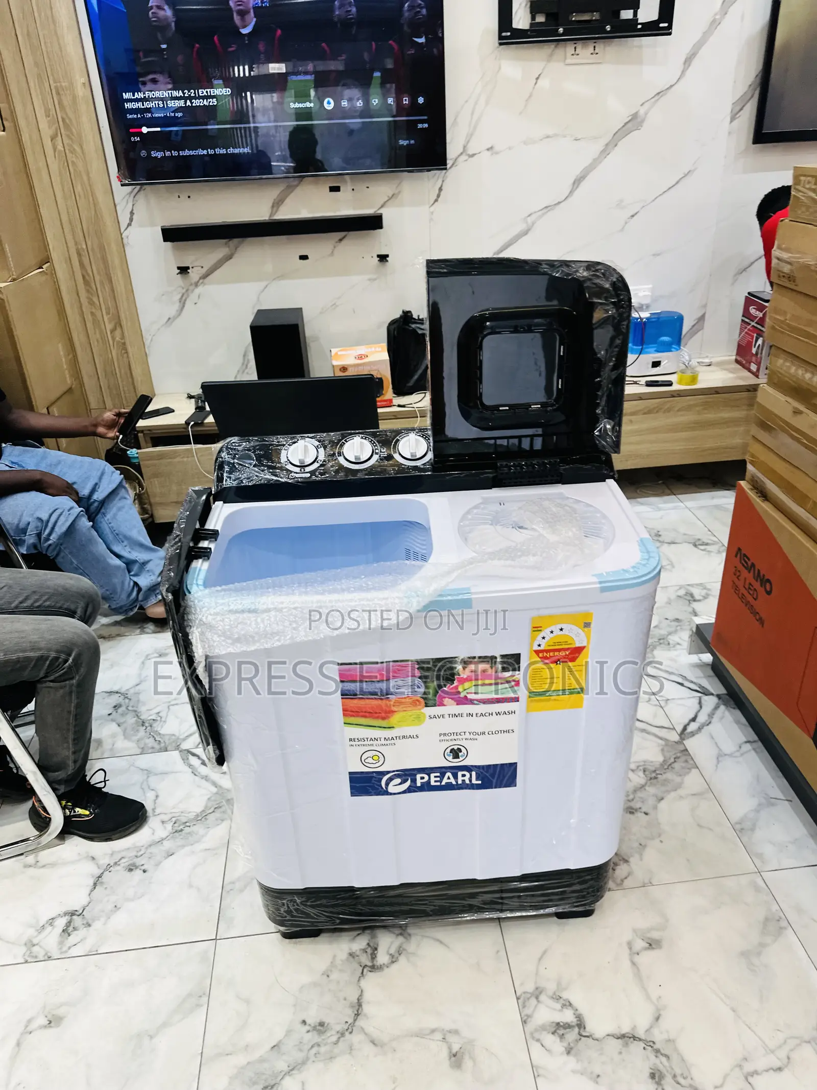 Get a Warrant on Pearl Washing Machine 12kg Topload