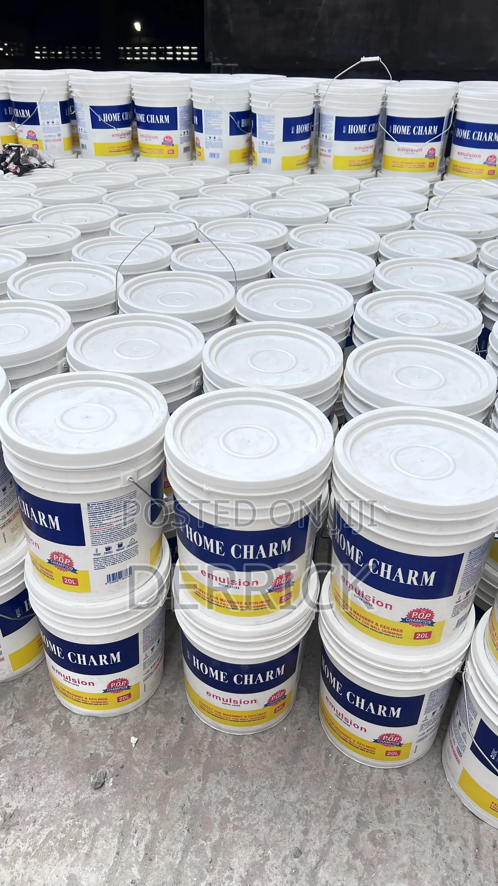 Home Charm 20 Liters. P.O.P Cement Is Also Available.