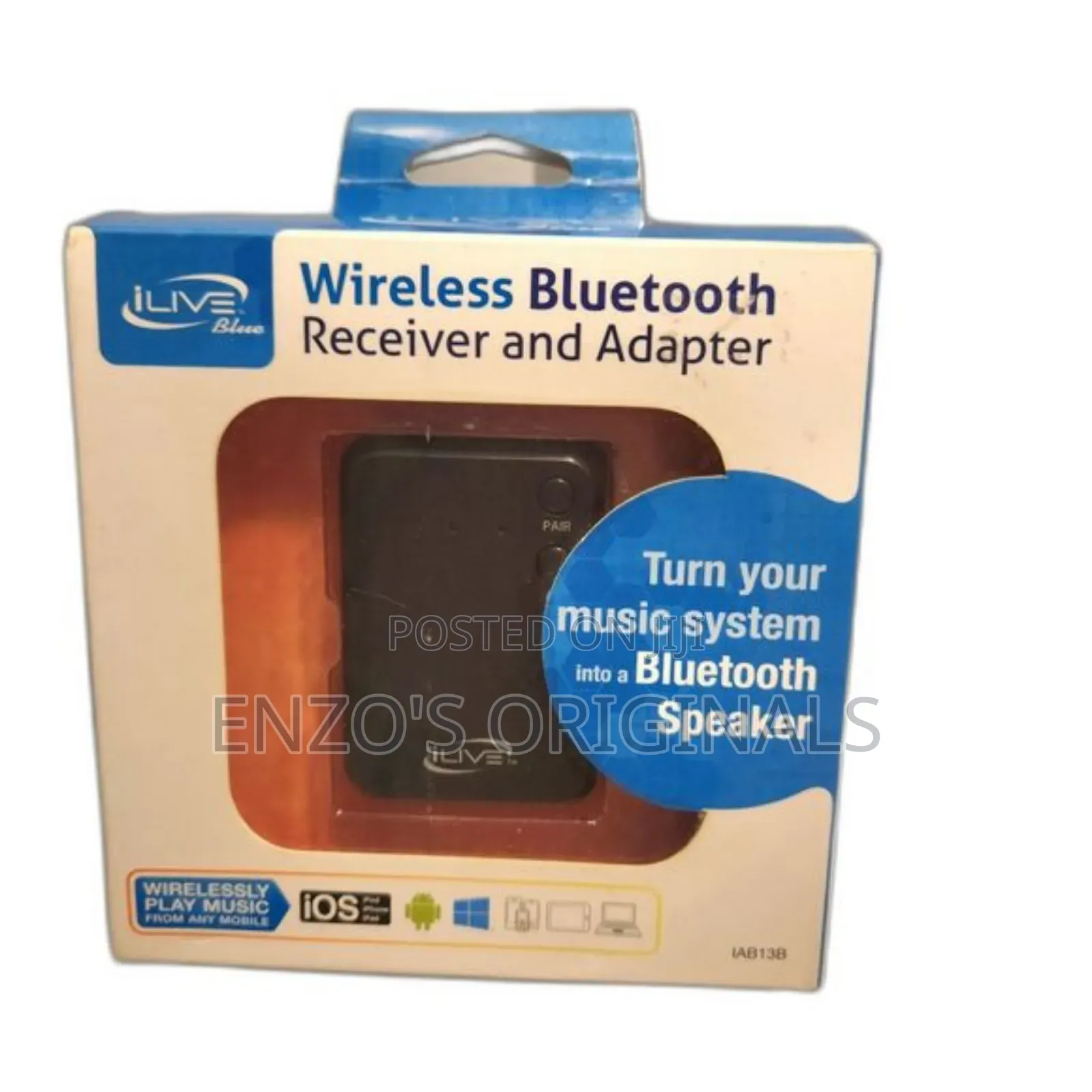 Ilive Bluetooth Audio Receiver Adapter High Sound Quality