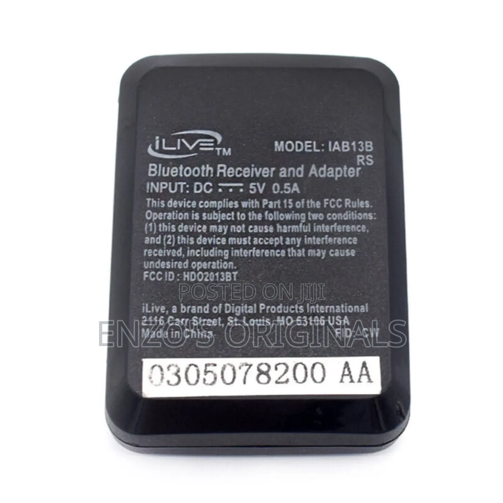 Ilive Bluetooth Audio Receiver Adapter High Sound Quality