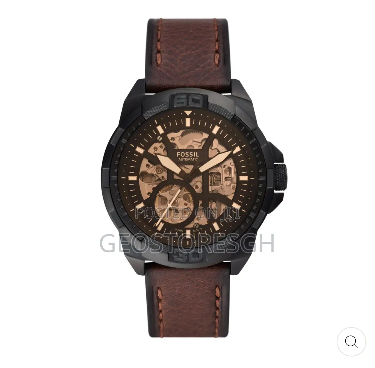 Bronson Automatic Brown Litehidetm Leather Watch
