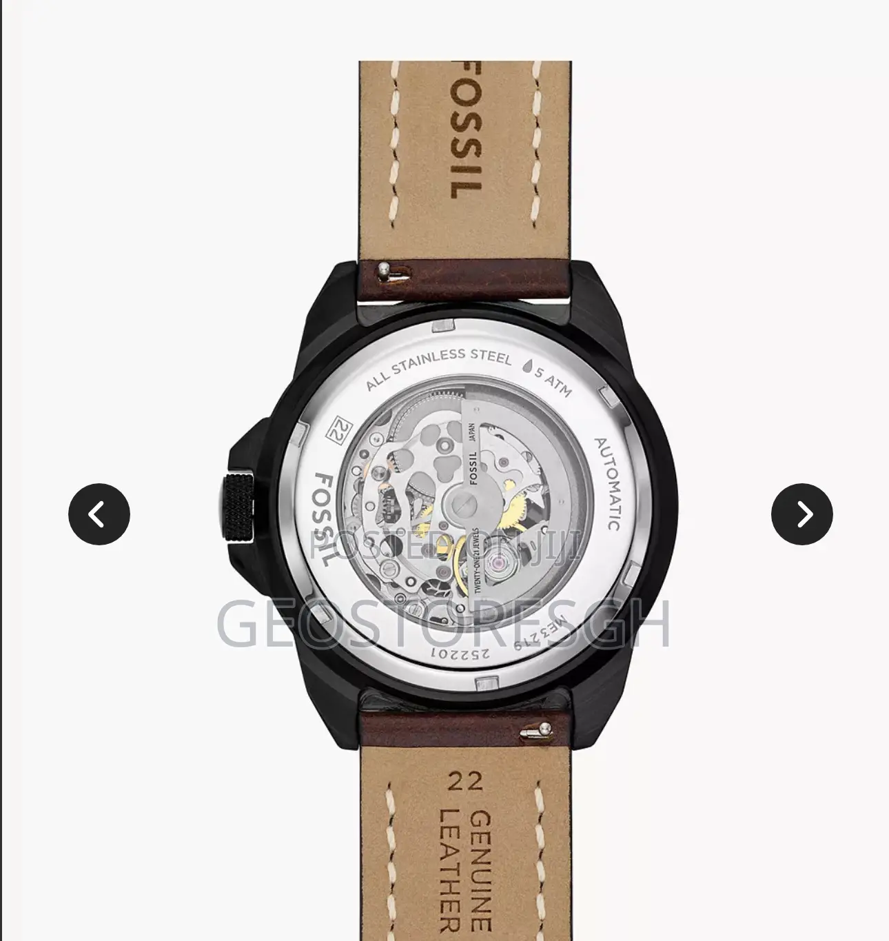 Bronson Automatic Brown Litehidetm Leather Watch