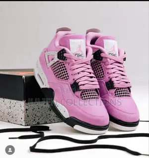 Jordan Retro 4 Pick White and Black