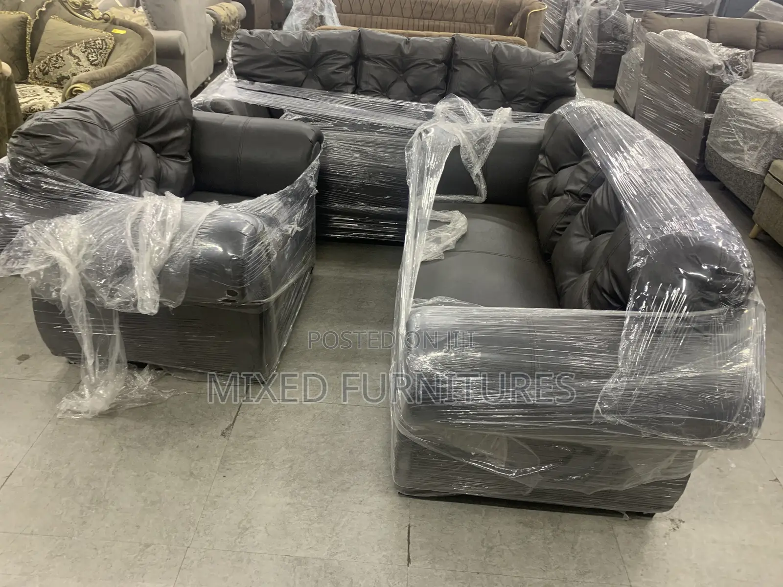 Sofa 6 Seater Modern Sofa Full Leather