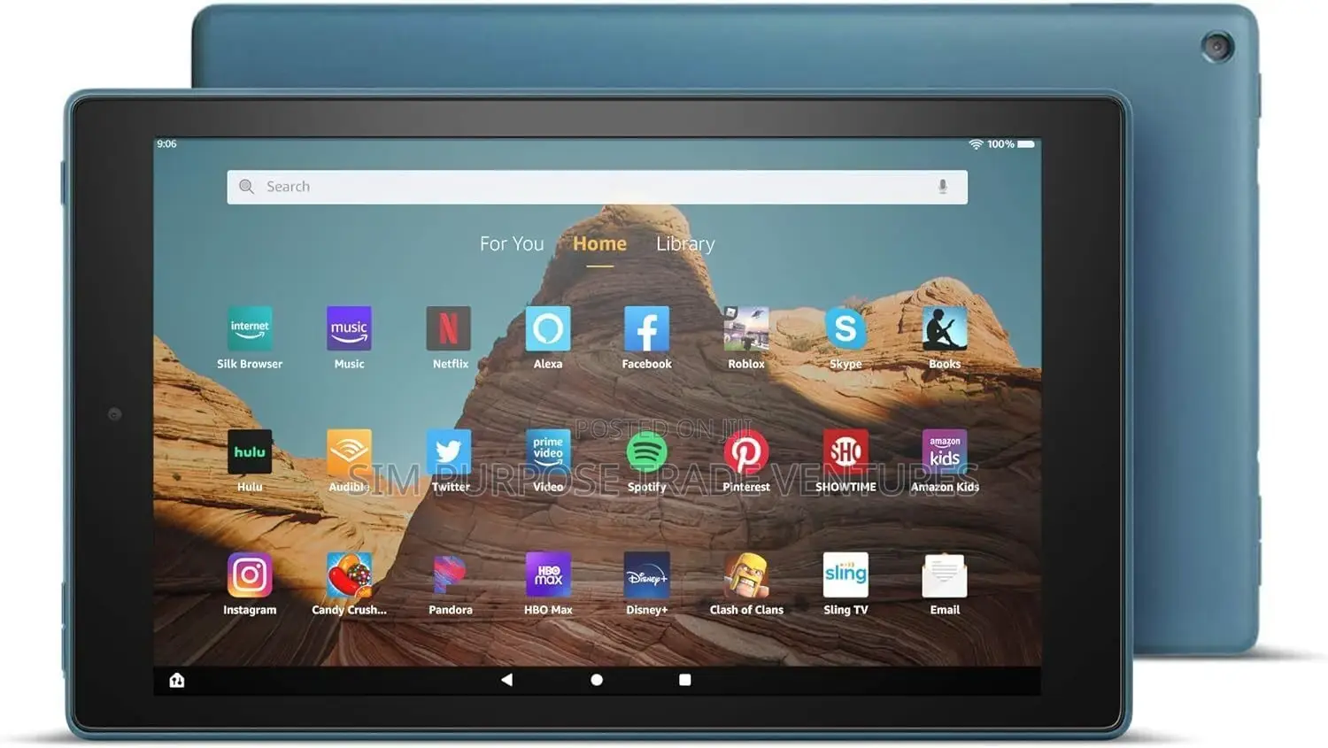 New Amazon Fire HD 10 64 GB Black