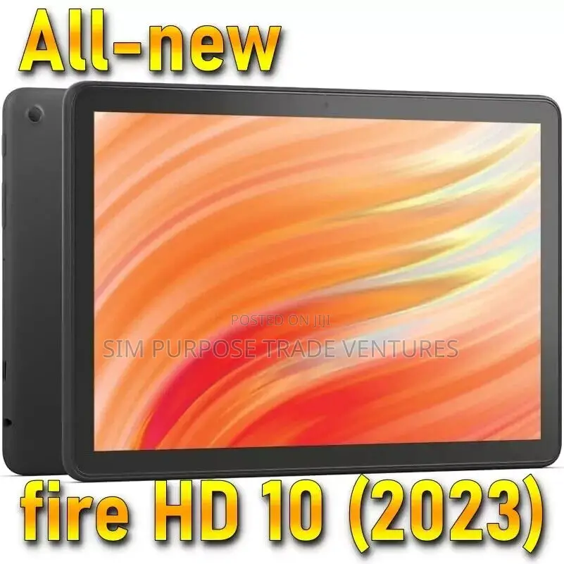 New Amazon Fire HD 10 64 GB Black