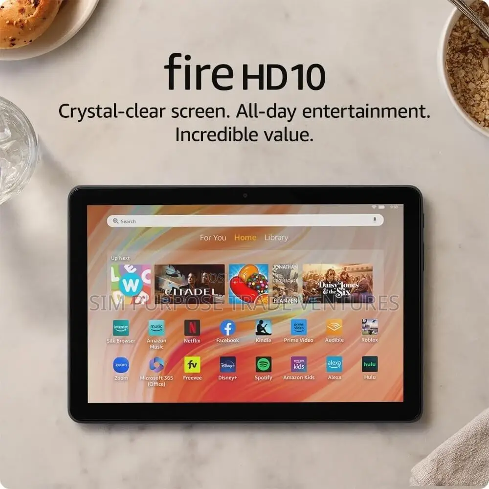 New Amazon Fire HD 10 64 GB Black