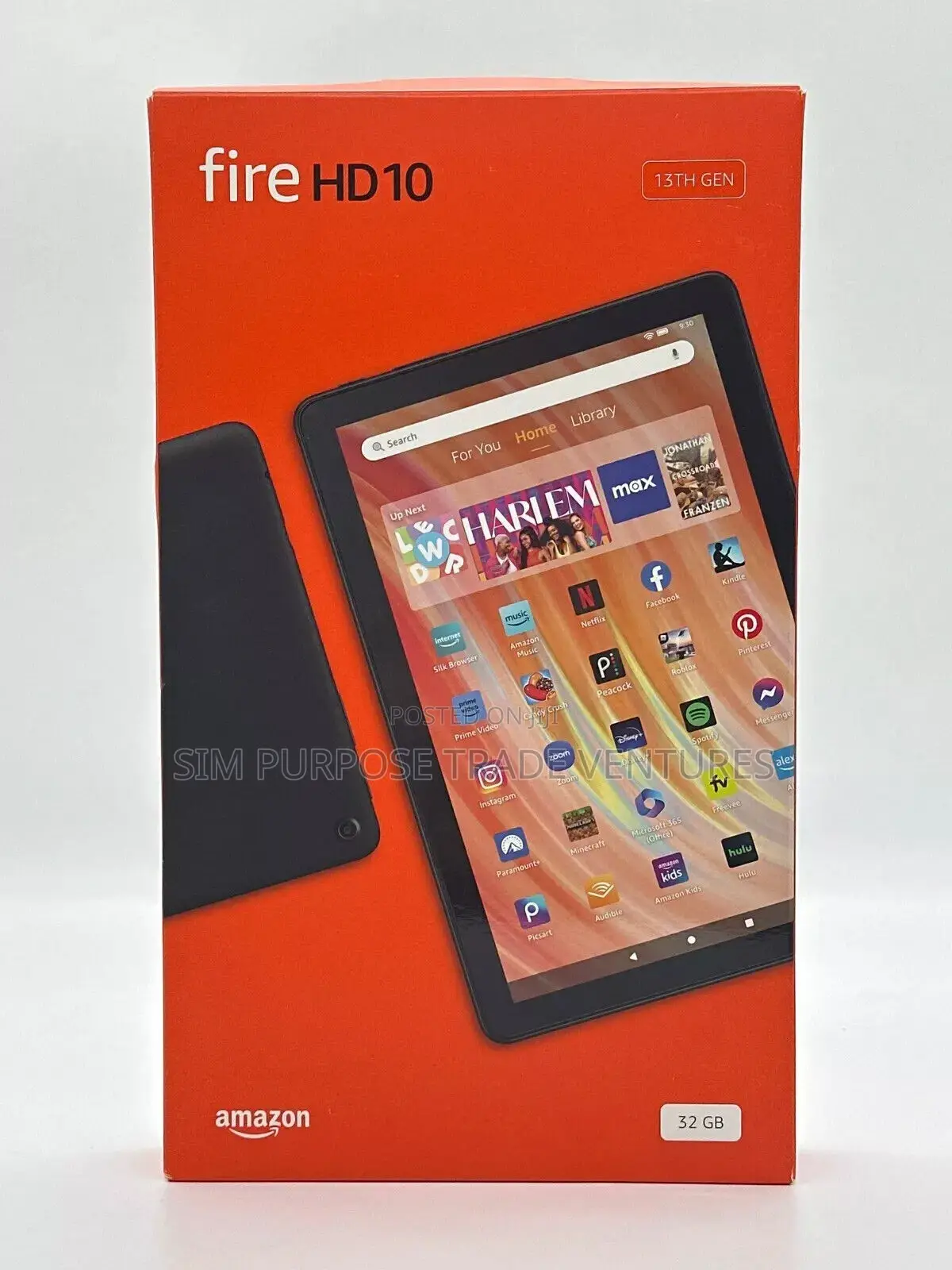 New Amazon Fire HD 10 64 GB Black