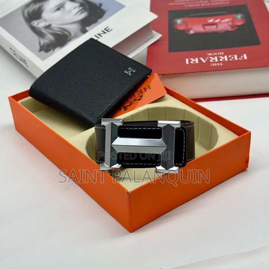 2 Hook Belts And Wallet Neatly Packaged