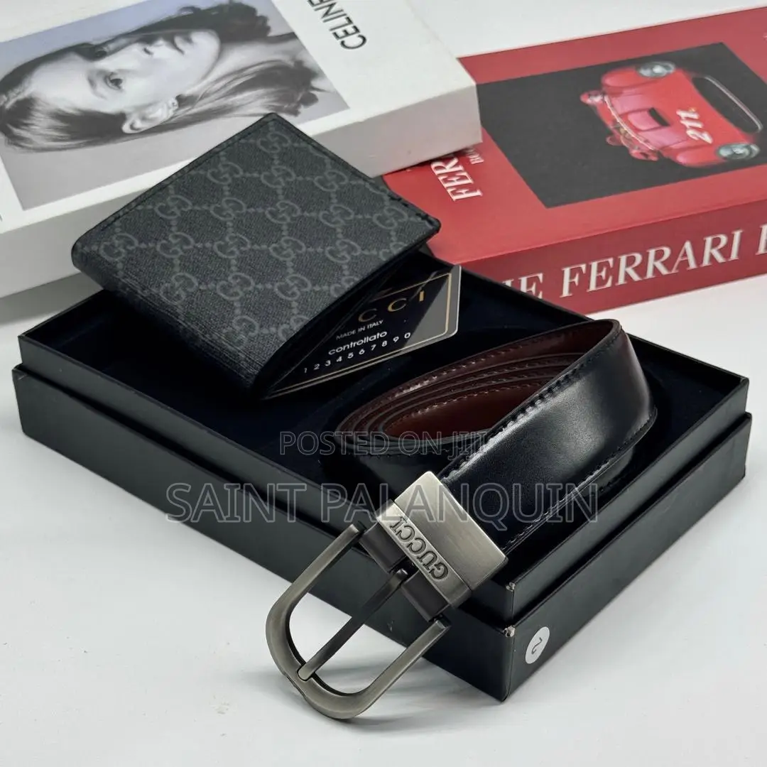 2 Hook Belts And Wallet Neatly Packaged