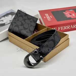 2 Hook Belts And Wallet Neatly Packaged