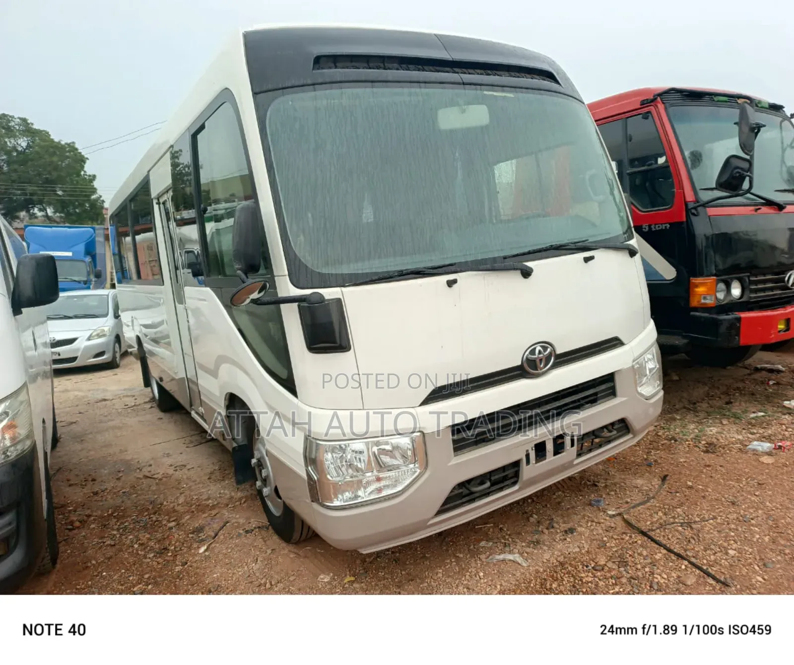 Toyota Coaster 2017 White