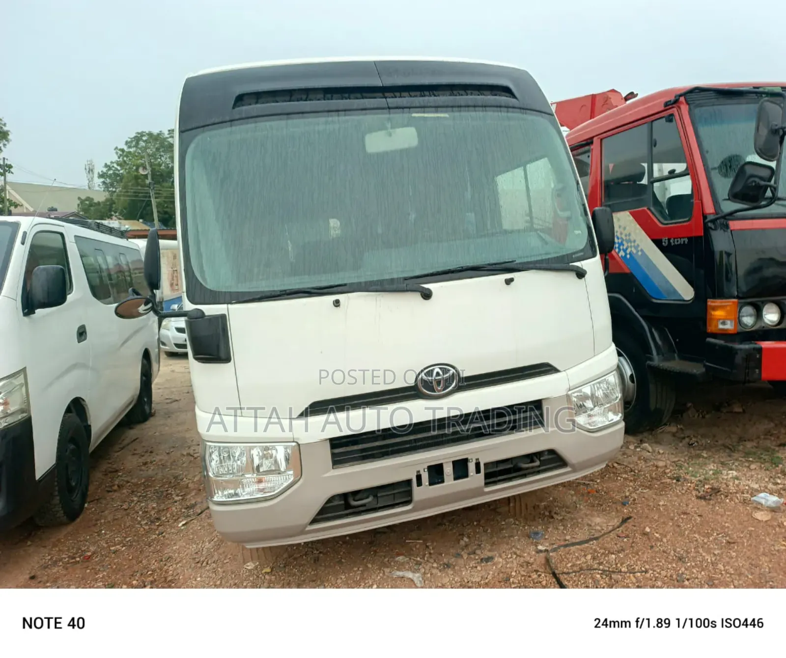 Toyota Coaster 2017 White