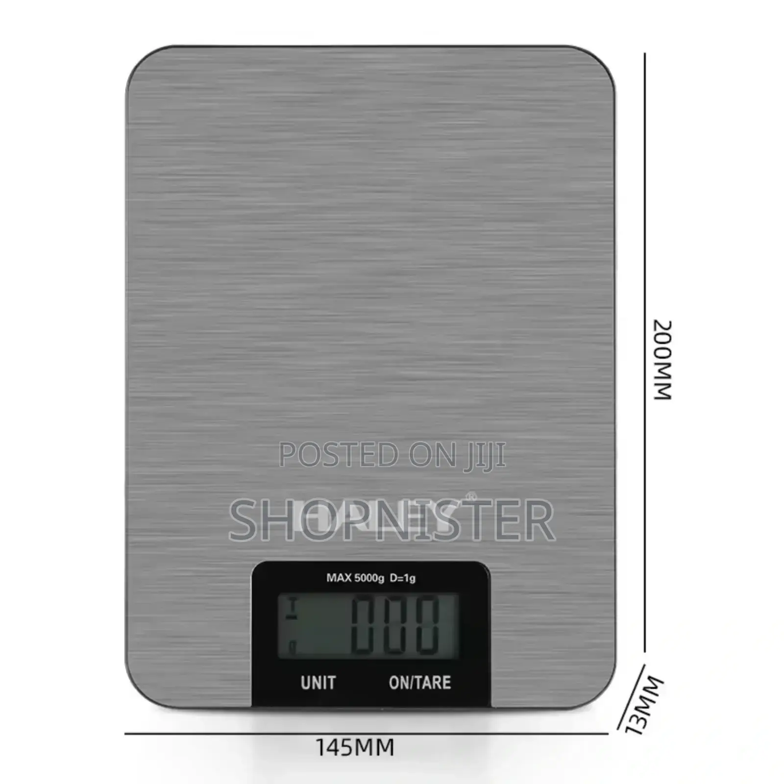 Kitchen Scale Touch Stainless 5kg