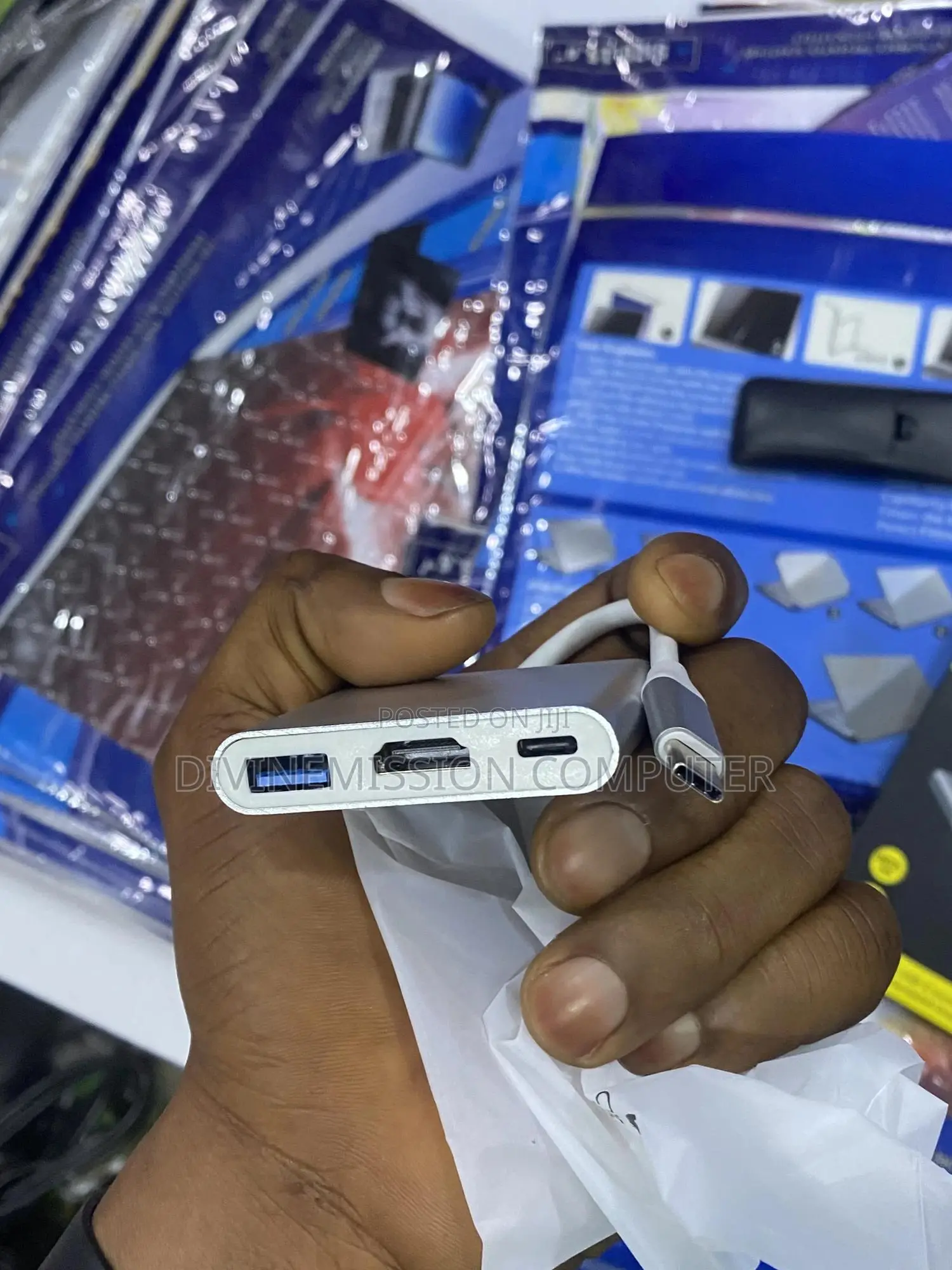 Type C to HDTV 3 in 1 Adapter