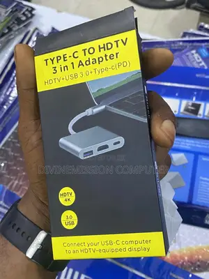 Type C to HDTV 3 in 1 Adapter