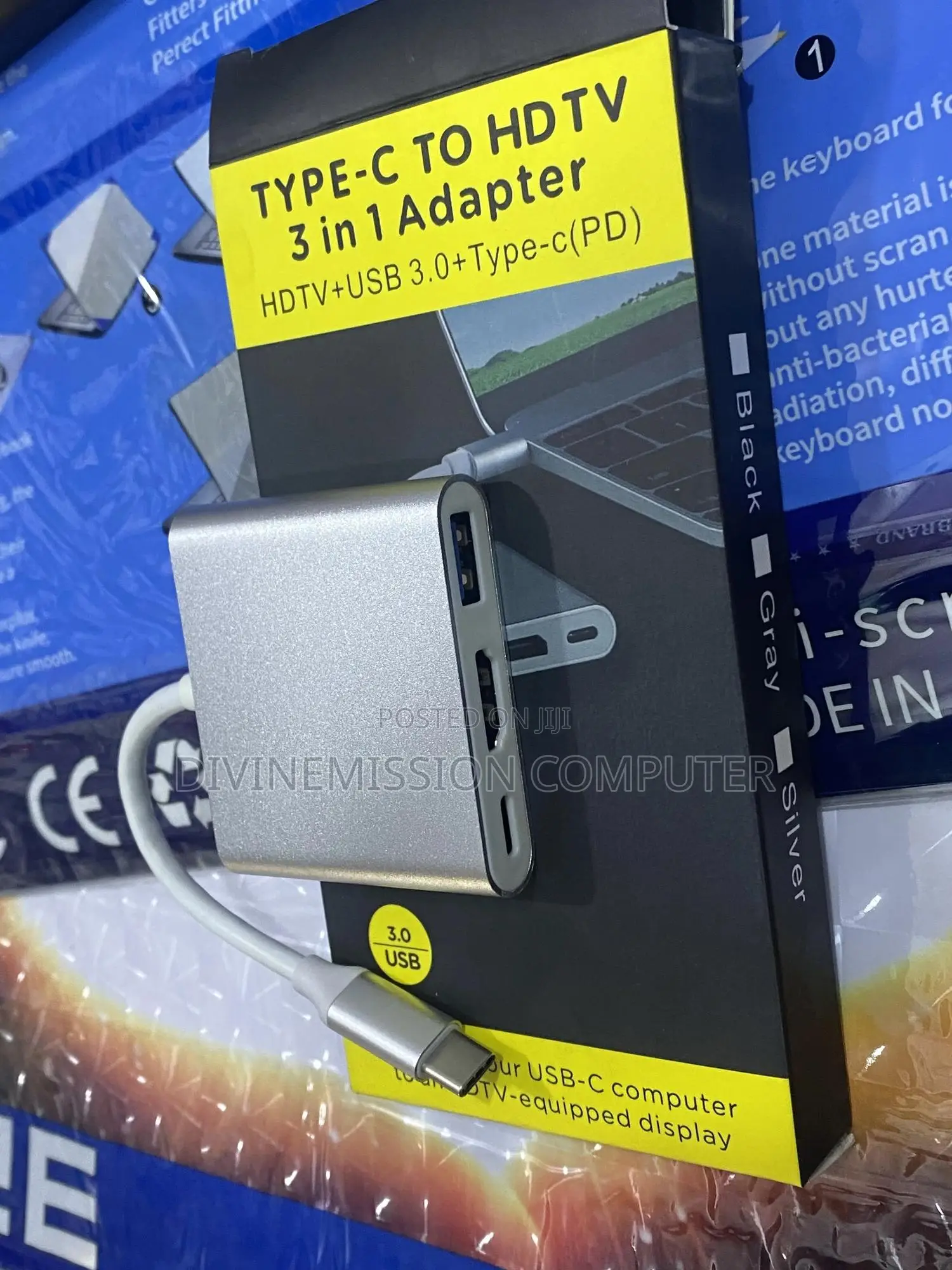 Type C to HDTV 3 in 1 Adapter
