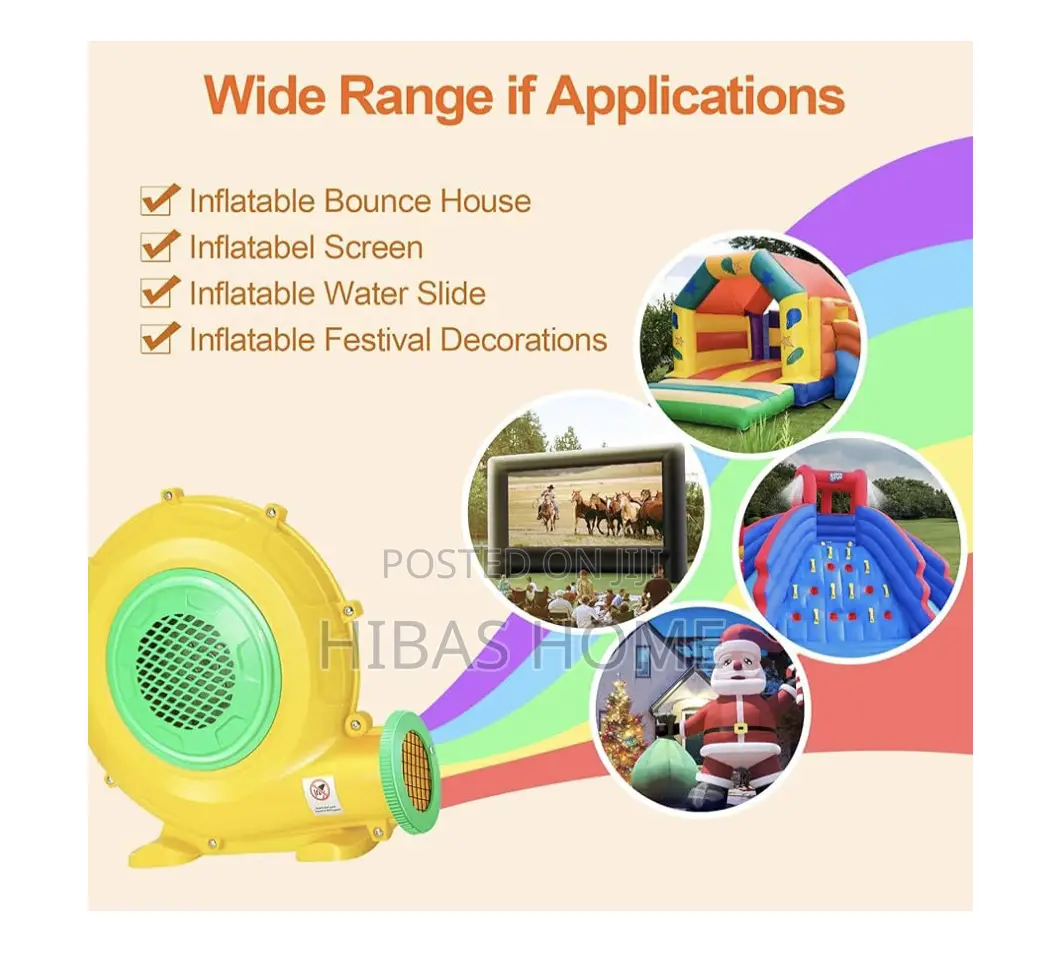 550w/0.73hp Commercial Air Blower Bouncy Castle Air Blower
