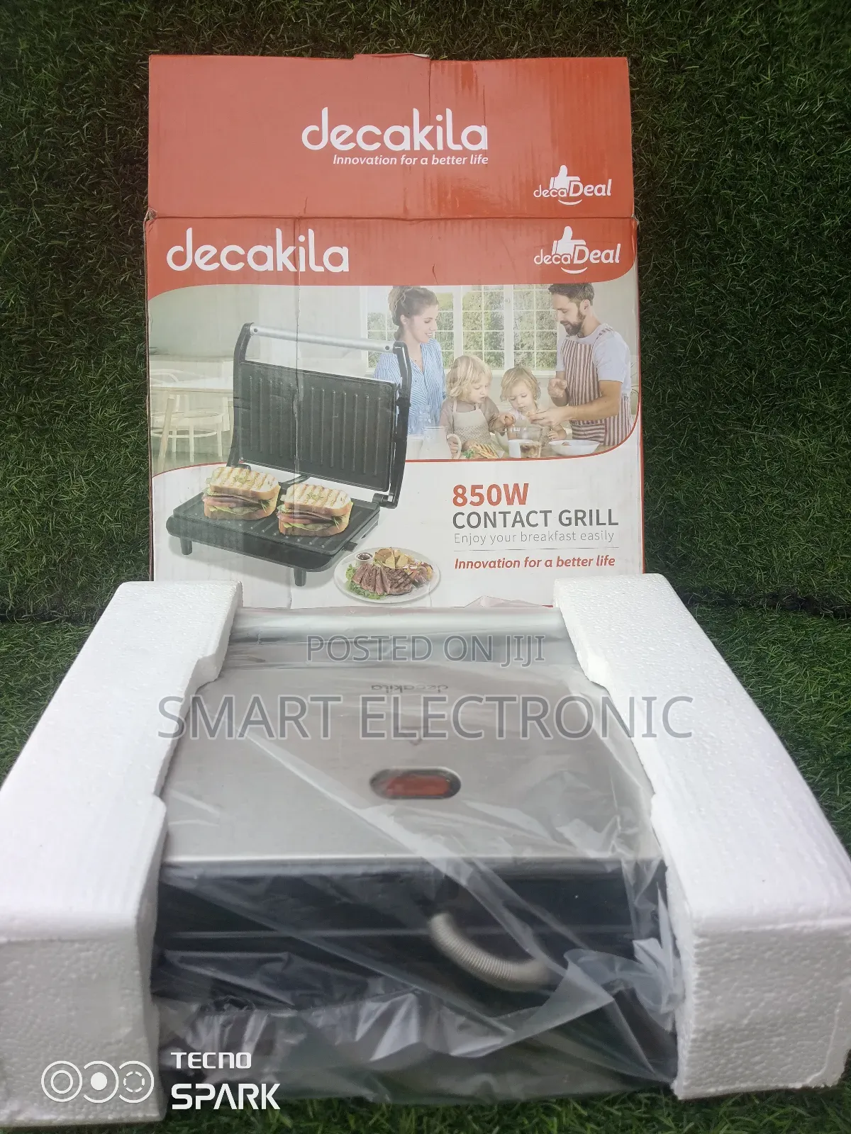Decakila Contact Grill Design for Your Cooking Option