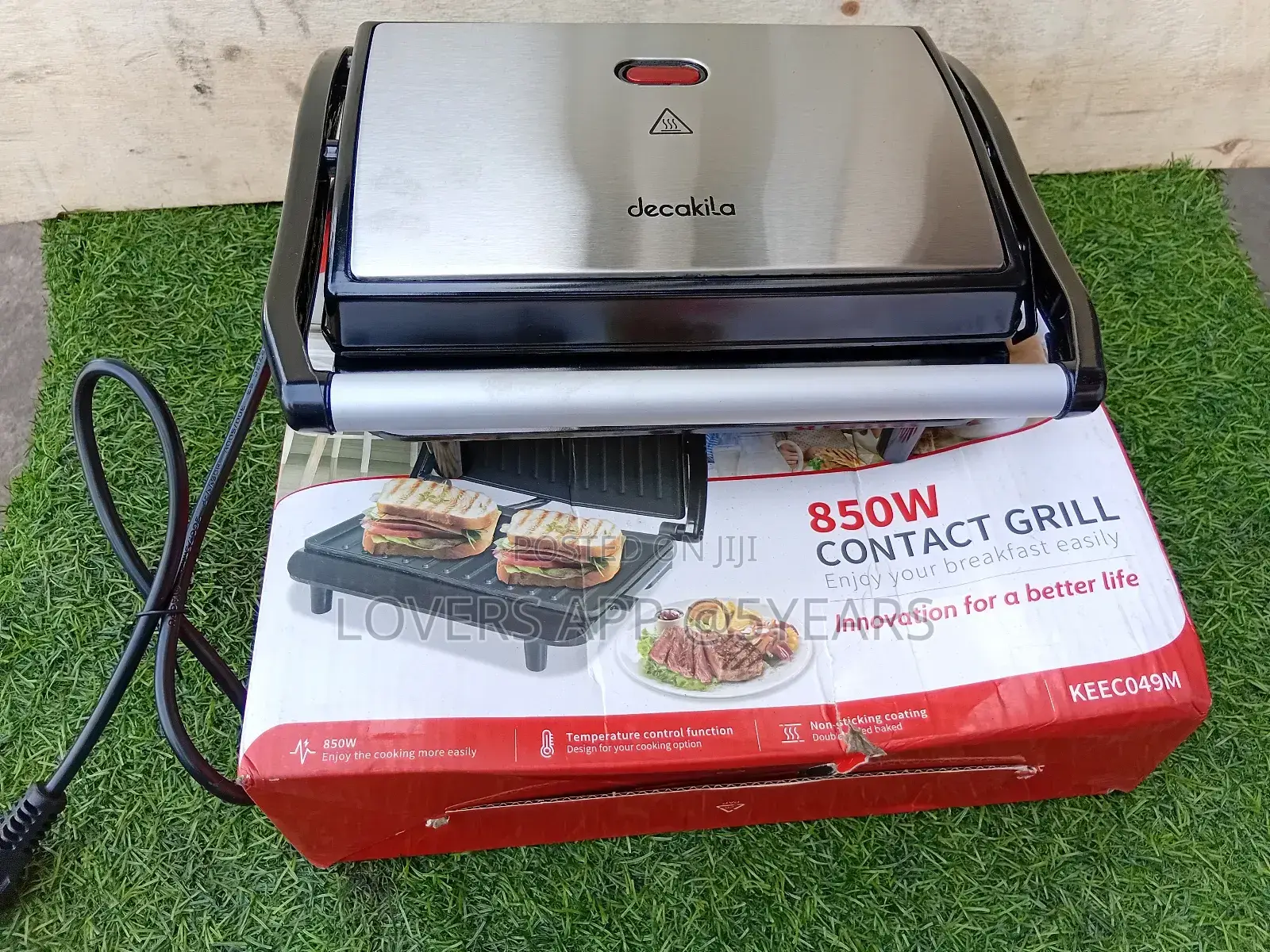 Exclusive Decadeal 850w Contact Grill Decakila