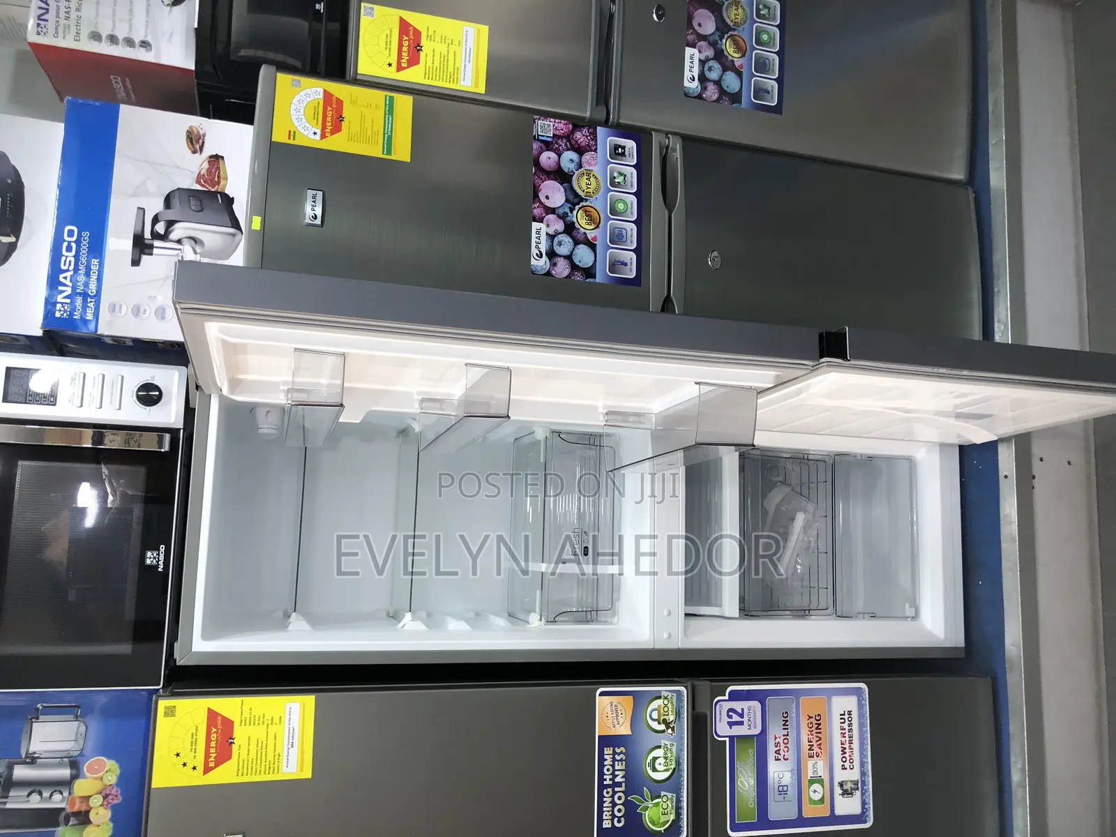 Strong Compressor Midea Bottom Freezer 174 Liters Available