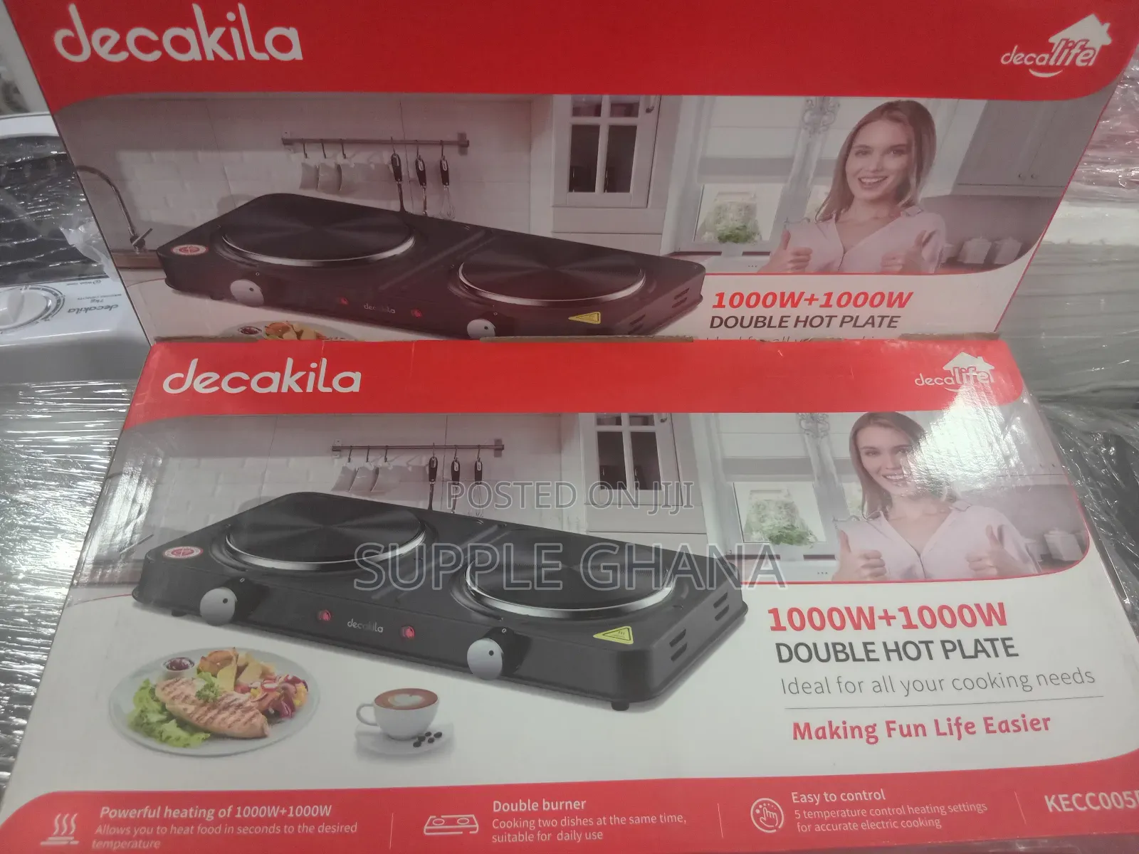 Risky Free Kecc005b Decakila Double Hot Plate Set