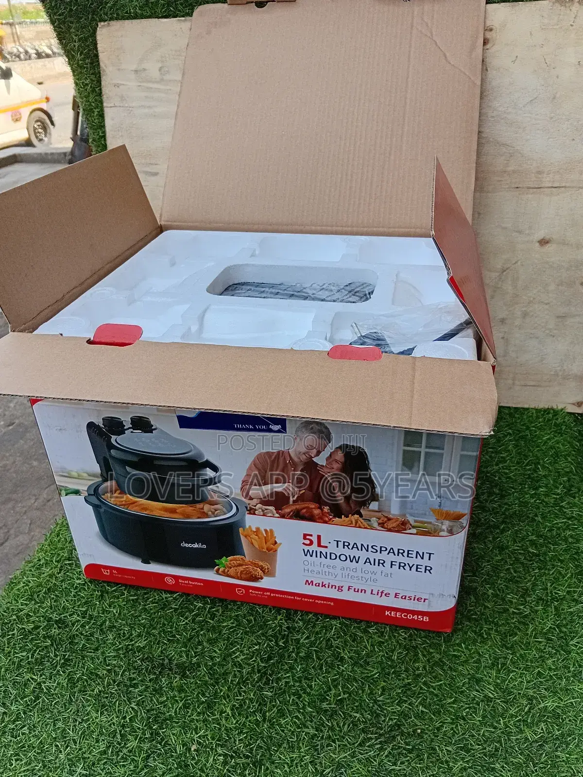 Love Decalife 5l Transparent Window Decakila Air Fryer
