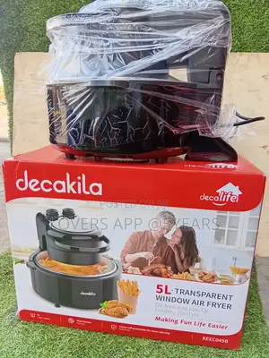 Highly Recommended 5l Transparent Window Decakila Air Fryer