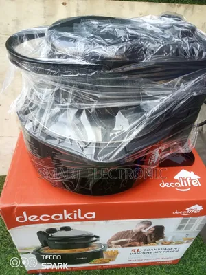Safe 2 Use and Large Capacity With Decakila Window Air Fryer