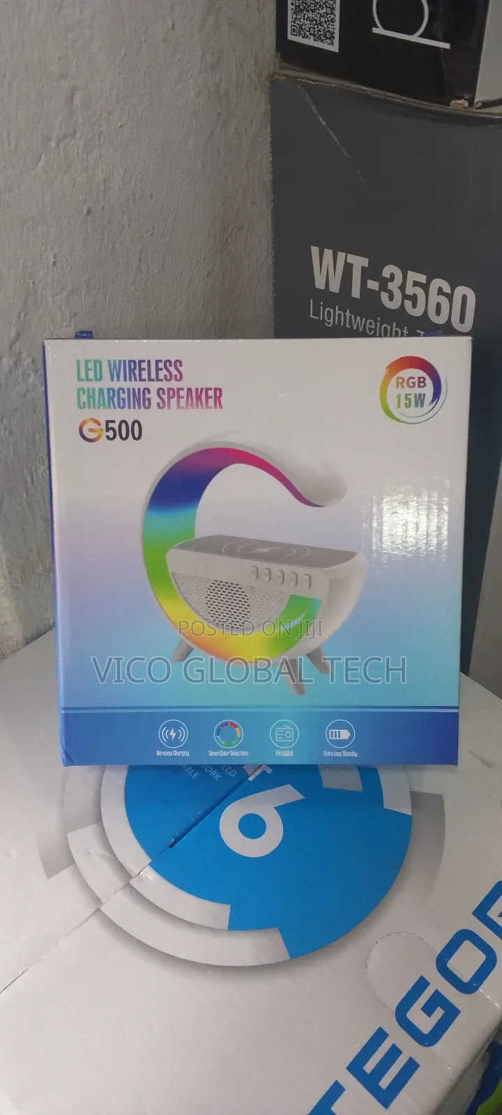 Led Wireless Charging Speaker