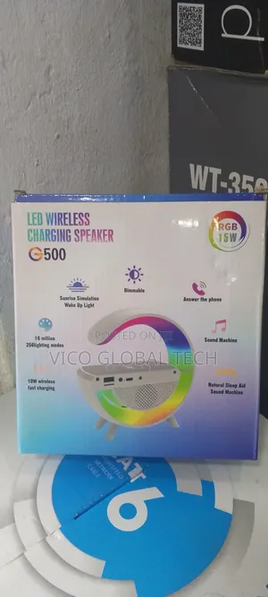 Led Wireless Charging Speaker