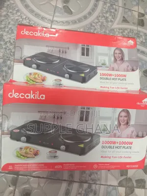 Cute and Easy Kecc005b Decakila Double Hot Plate Set