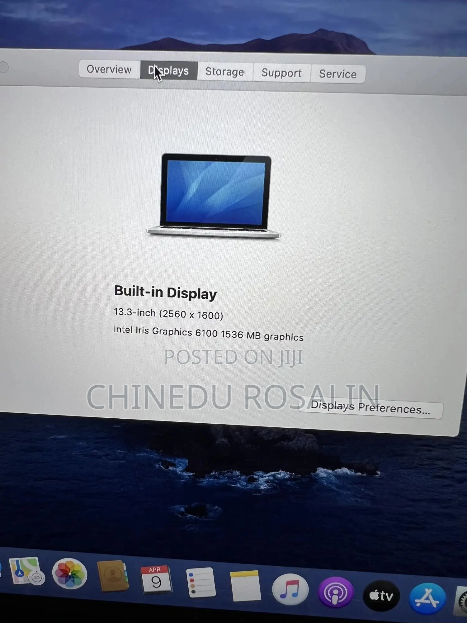 Laptop Apple MacBook Pro 2015 8GB Intel Core I5 SSD 128GB