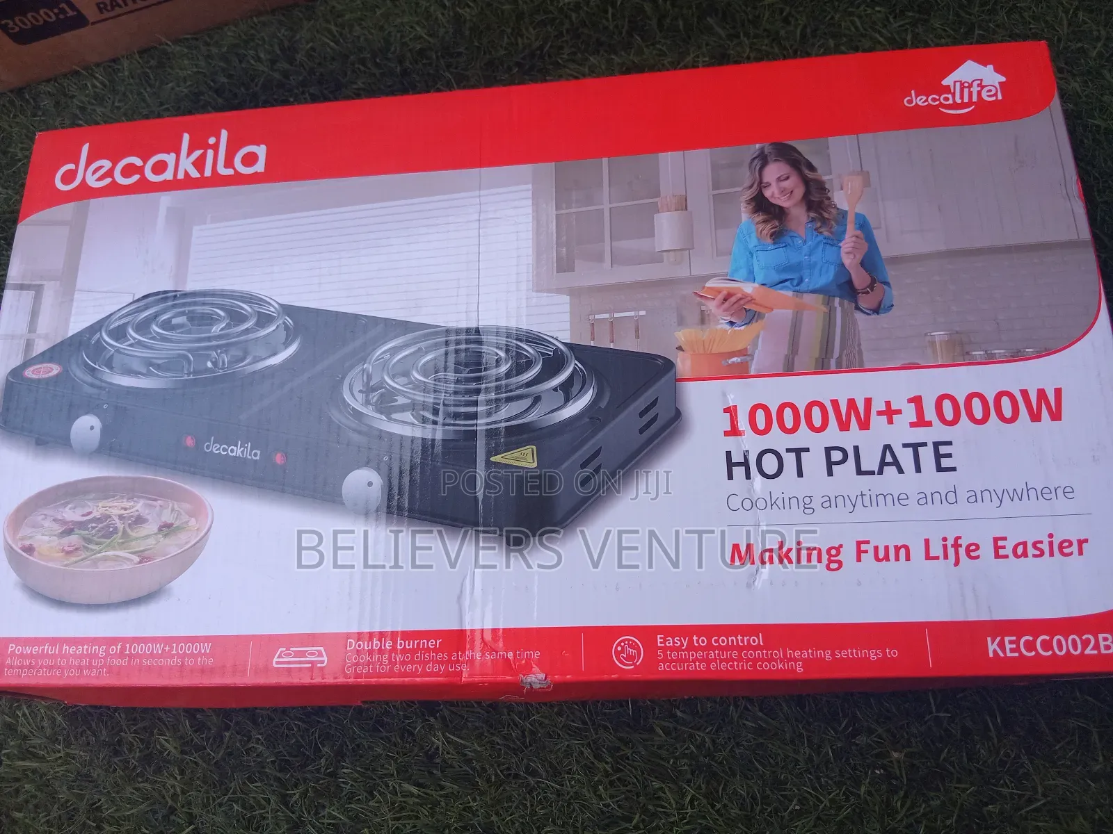 Decakila 1000w+1000w Coil Hot Plate Decakila Hot Plate